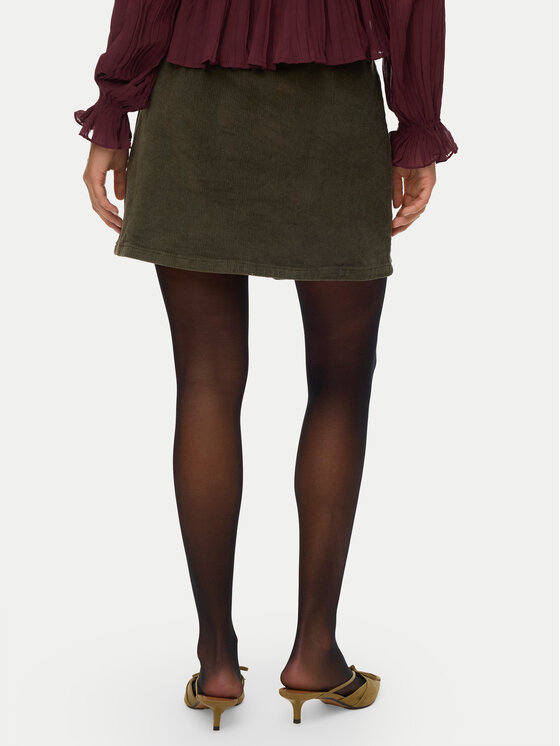 Vero Moda Vero Moda Mini sukňa Etta 10315342 Zelená Regular Fit
