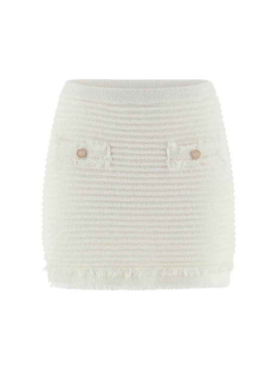 Guess Guess Sukně 175955 Bílá Classic Fit