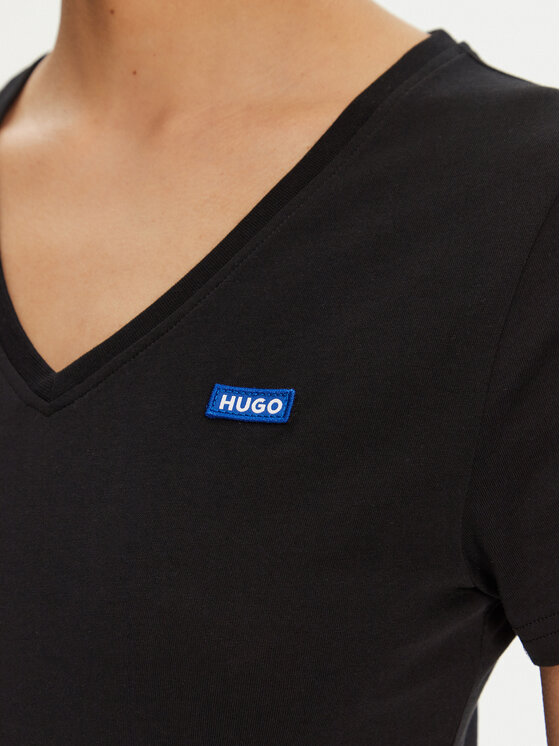 HUGO HUGO T-shirt Classic 50513667 Crna Slim Fit