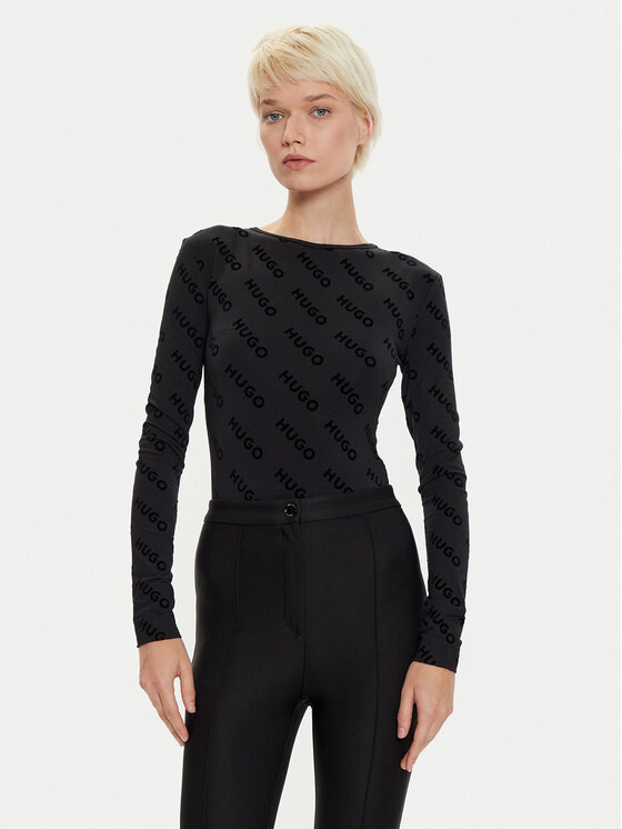 Hugo Body 50523412 Čierna Slim Fit