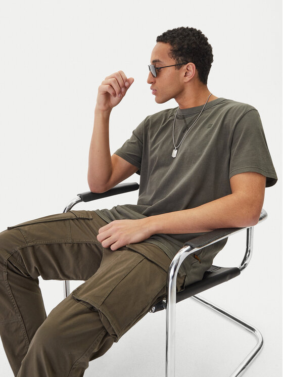 G-Star Raw G-Star Raw Marškinėliai Nifous D24449-2653 Pilka Regular Fit