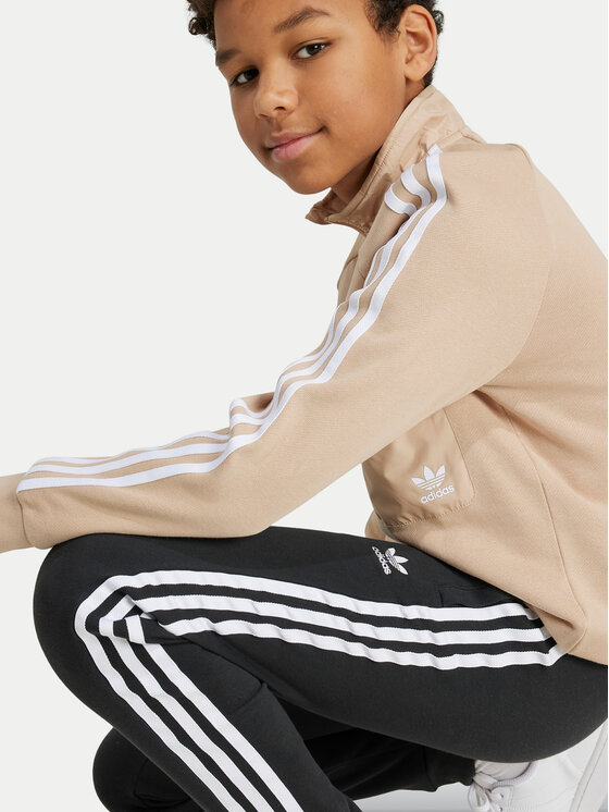 adidas adidas Donji dio trenerke Trefoil IY7484 Crna Regular Fit