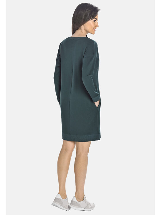 Teyli Teyli Sukienka 501 Zielony Standard Fit