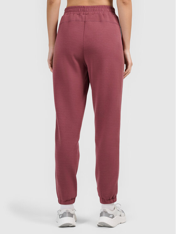 4F 4F Spodnie dresowe 4FWAW26TTROF1748-60S Czerwony Active Fit