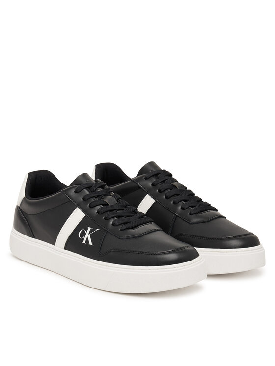 Calvin Klein Calvin Klein Sportcipők Classic Cups Lace Lth Emb Tongue HM0HM02237 Fekete