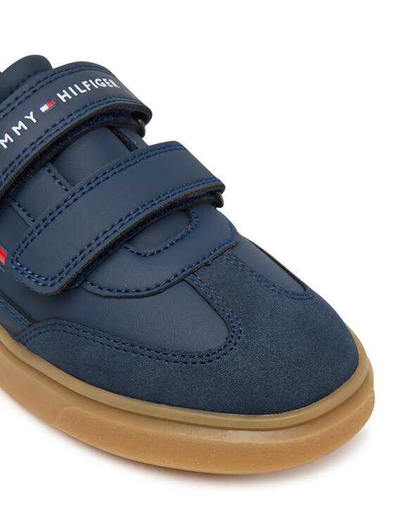 Tommy Hilfiger Tommy Hilfiger Sneakersy Low Cut Velcro Sneaker T1X9-35219-1269 S Granatowy