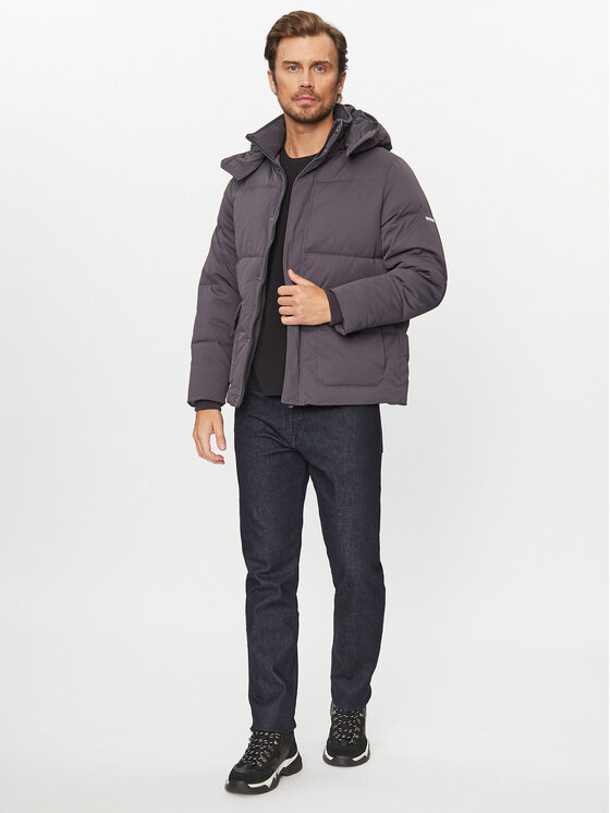 Pepe Jeans Pepe Jeans Kurtka zimowa Biel PM402837 Szary Regular Fit