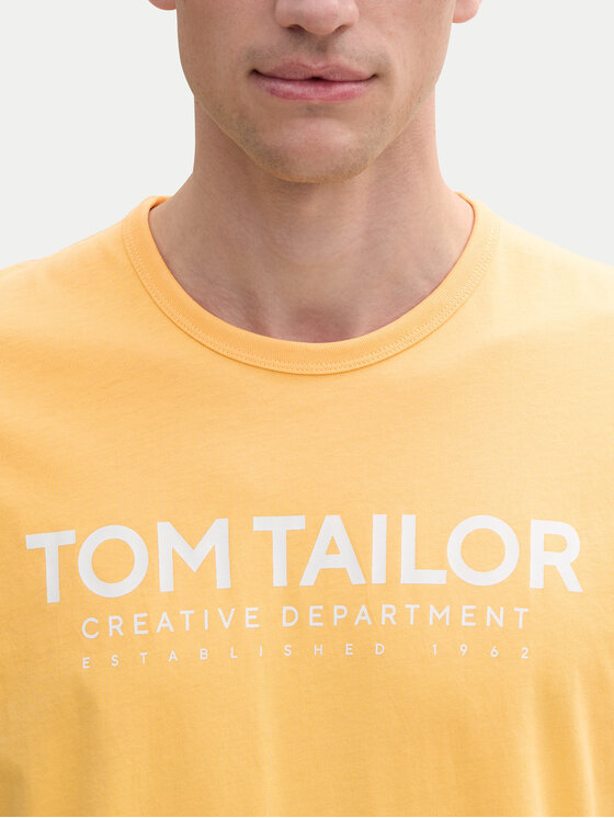 Tom Tailor Tom Tailor Футболка 1045940 Оранжевий Regular Fit
