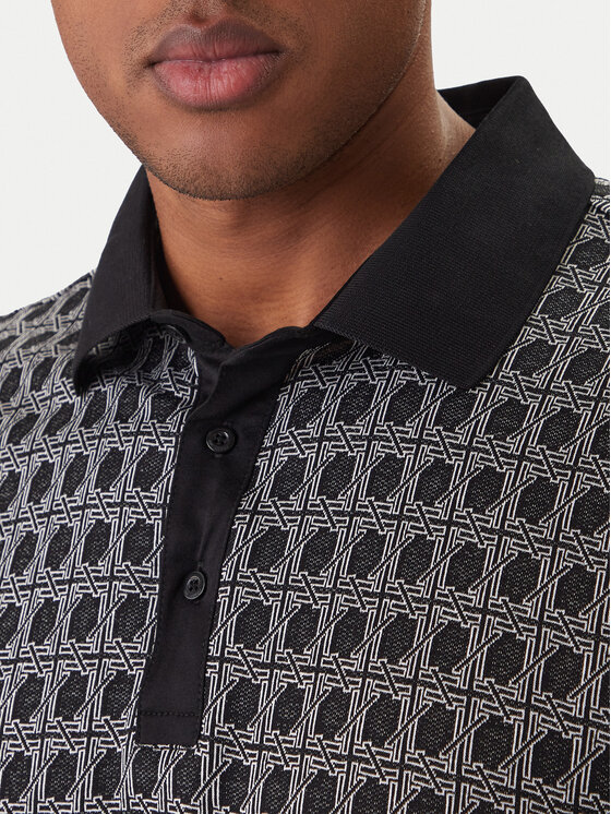 KARL LAGERFELD KARL LAGERFELD Tricou polo 745006 561202 Negru Regular Fit