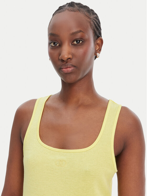 Liu Jo Sport Liu Jo Sport Top TA6173 J3845 Giallo Regular Fit