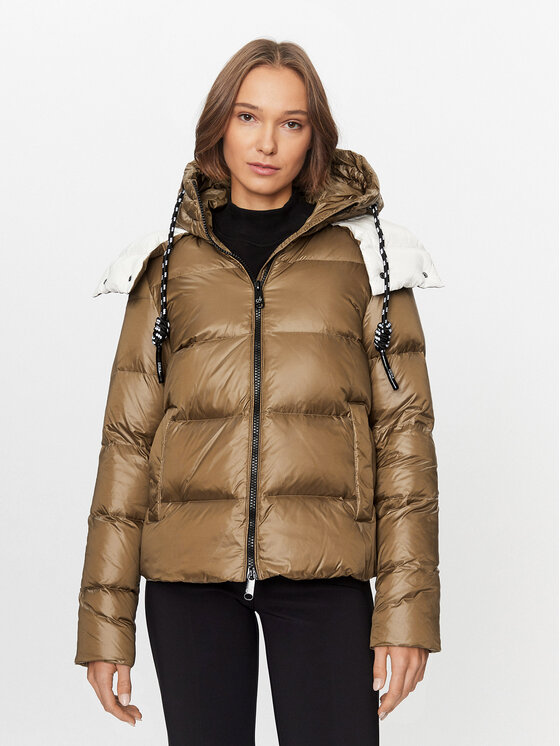 Deha Geacă din puf D93582 Maro Regular Fit
