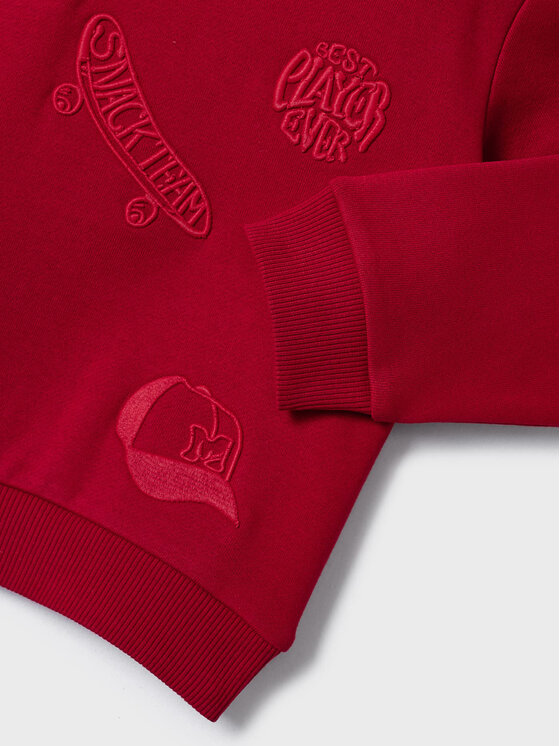 Mayoral Mayoral Majica dugih rukava 4.423 Crvena Regular Fit