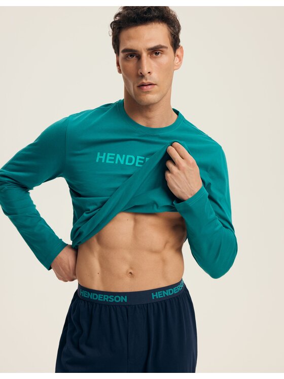 Henderson Henderson Piżama 43490 Zielony Regular Fit
