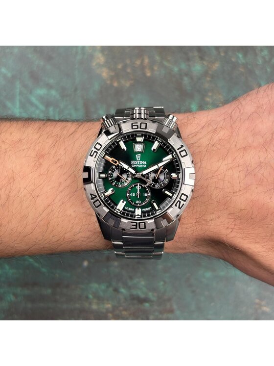 Festina Festina Zegarek F20743-2 Srebrny