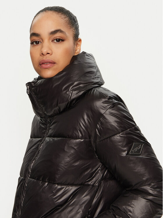 REPLAY REPLAY Kurtka zimowa W7855 .000.84988 Czarny Regular Fit