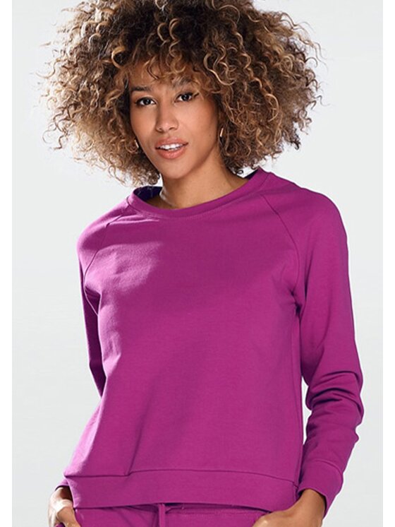 DKaren Sport DKaren Sport Bluza Wenezja Różowy Slim Fit