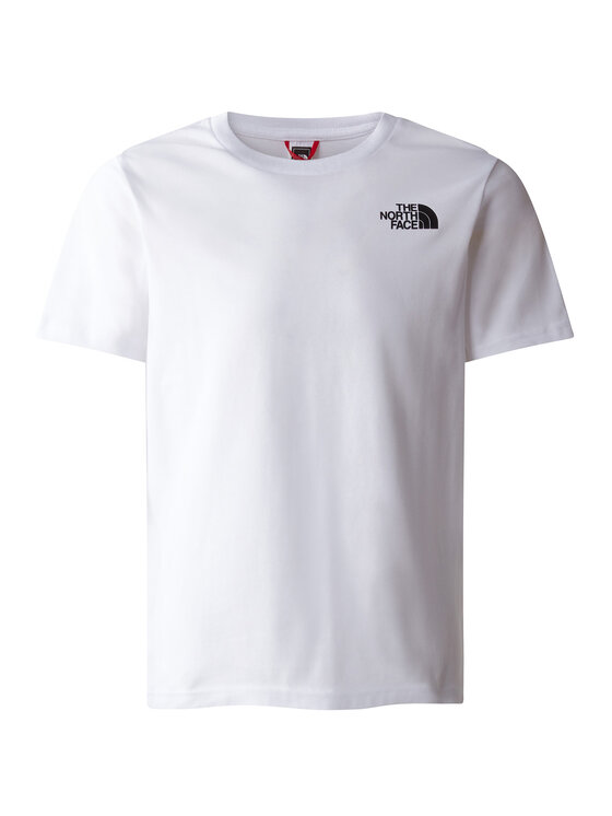 The North Face T-krekls Redbox NF0A82EB Balts Regular Fit