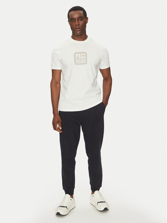 Armani Exchange Armani Exchange Marškinėliai XM000545 AF10361 U0009 Balta Regular Fit