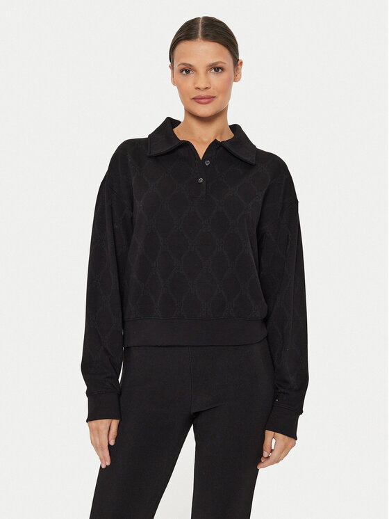 HUGO Hugo Felpa Deselia 50517120 Nero Loose Fit