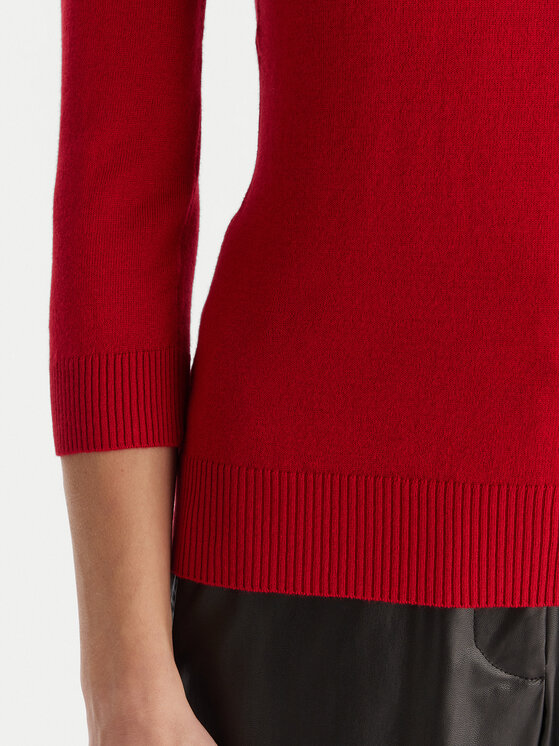 ACCESS FASHION ACCESS FASHION Rollkragenpullover 54-8072 Rot Slim Fit