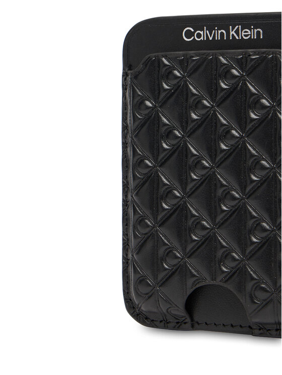 Calvin Klein Calvin Klein Kaardihoidik Aop Leather Magnetic Card Case LV04F1100G Must
