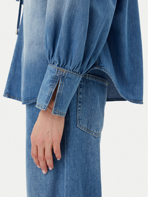 PINKO PINKO Bluză 104630 A2DT Albastru Relaxed Fit