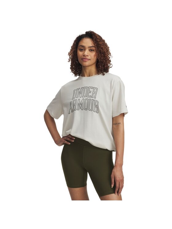 Under Armour Under Armour T-Shirt 6007883 Biały Oversize