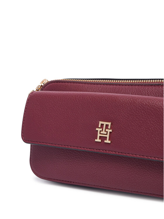 Tommy Hilfiger Tommy Hilfiger Ročna torba Th Icon Camera Bag AW0AW18721 Bordo rdeča