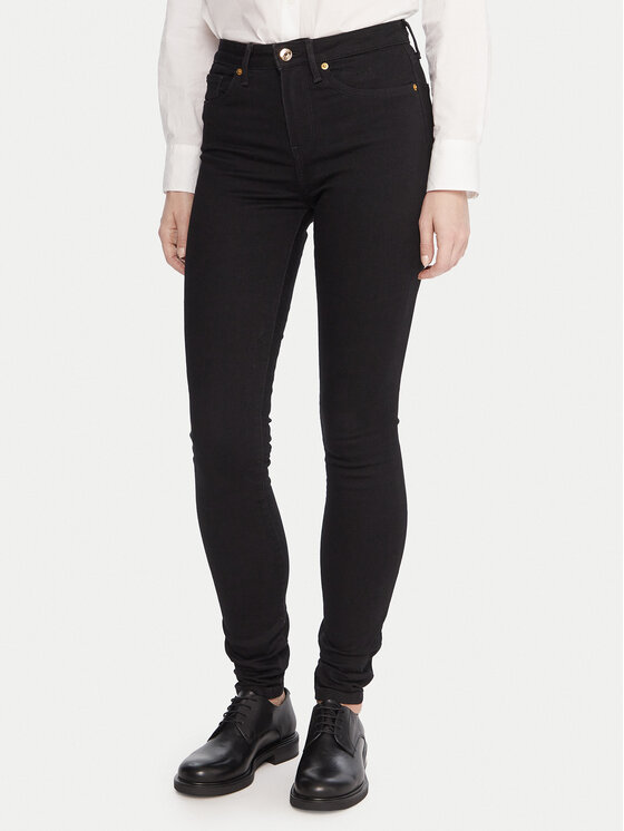 Tommy Hilfiger Tommy Hilfiger Blugi WW0WW46720 Negru Slim Fit