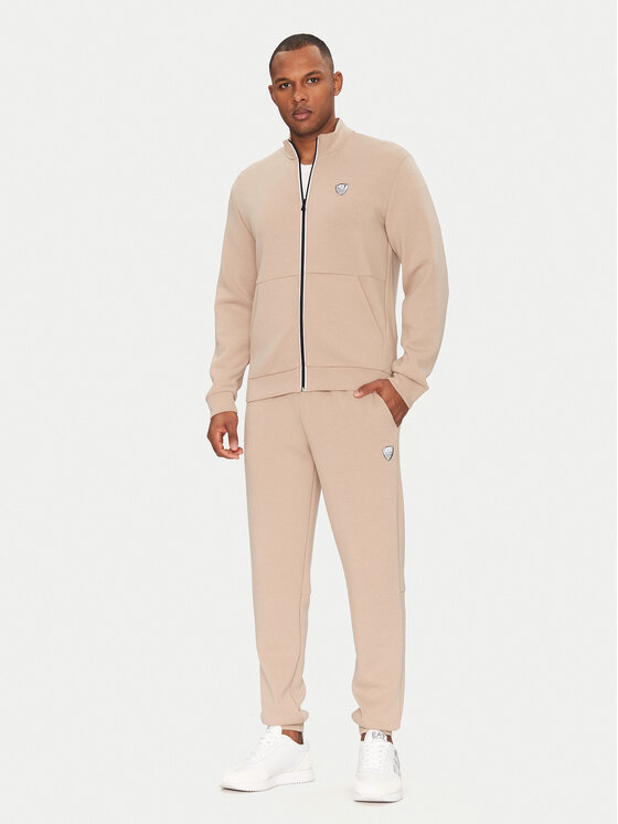 Męski Dres EA7 Emporio Armani, Rozmiar M, Niebieski, 8NPV56 PJ4EZ U6155