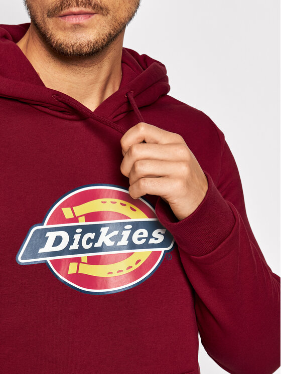 Felpa Icon Logo DK0A4XCB Bordeaux Regular Fit