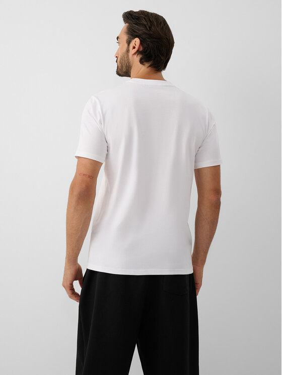 4F 4F T-Shirt COMMERCIAL Biały Regular Fit