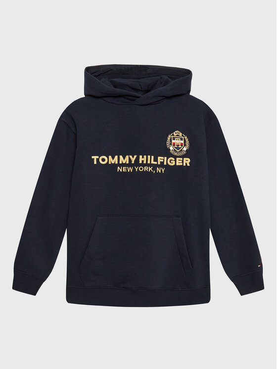 Tommy Hilfiger Tommy Hilfiger Суитшърт KB0KB07954 D Тъмносин Regular Fit