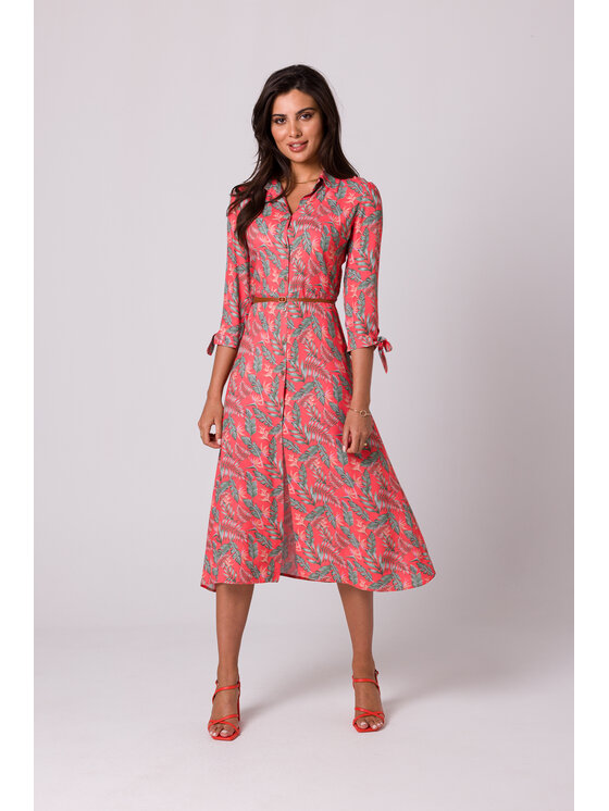 BeWear BeWear Vestito da giorno B259 Rosso Regular Fit