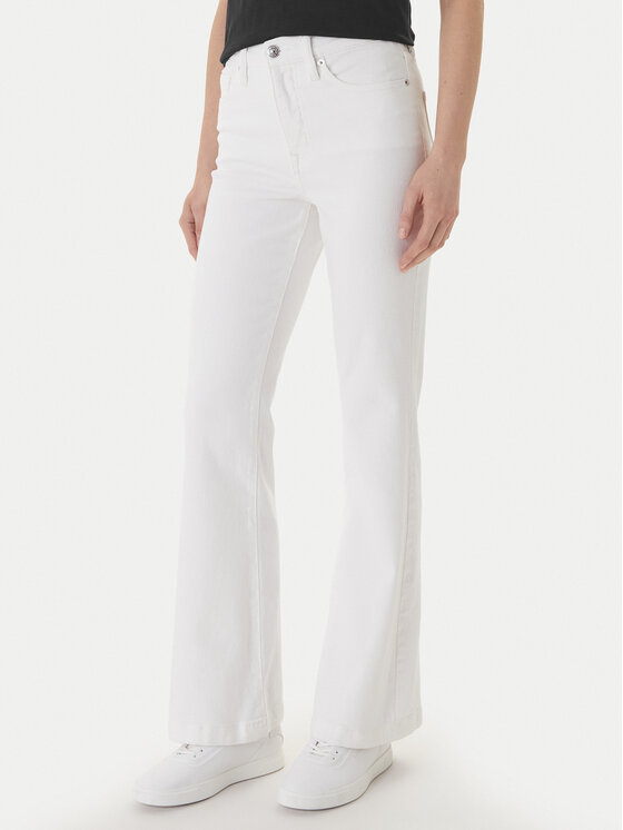 DKNY DKNY Džínsy DJ4M4005 Biela Flare Fit