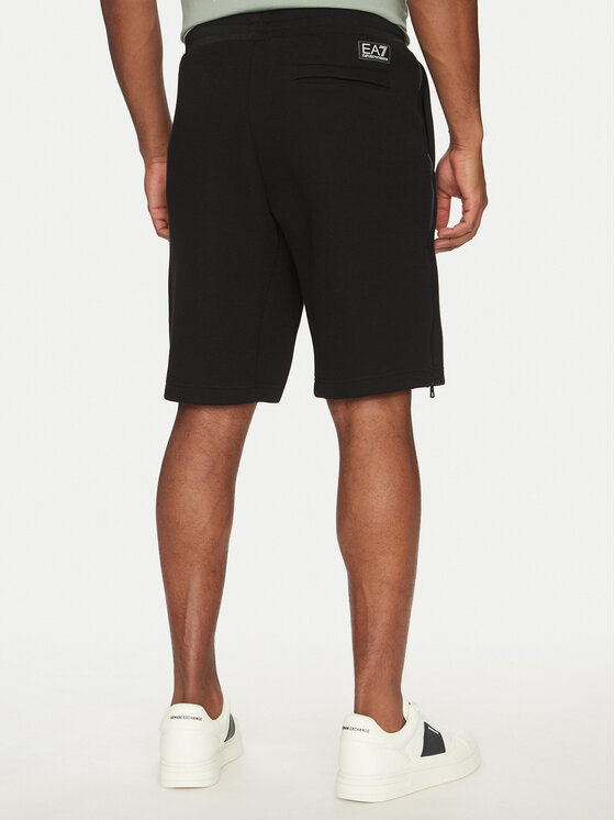 EA7 Emporio Armani EA7 Emporio Armani Bavlnené šortky 7M000143 AF13538 UC001 Čierna Regular Fit