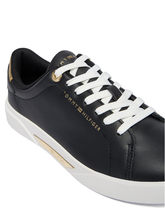 Tommy Hilfiger Tommy Hilfiger Sneakersy Essential Chic Court Sneaker FW0FW09019 Černá