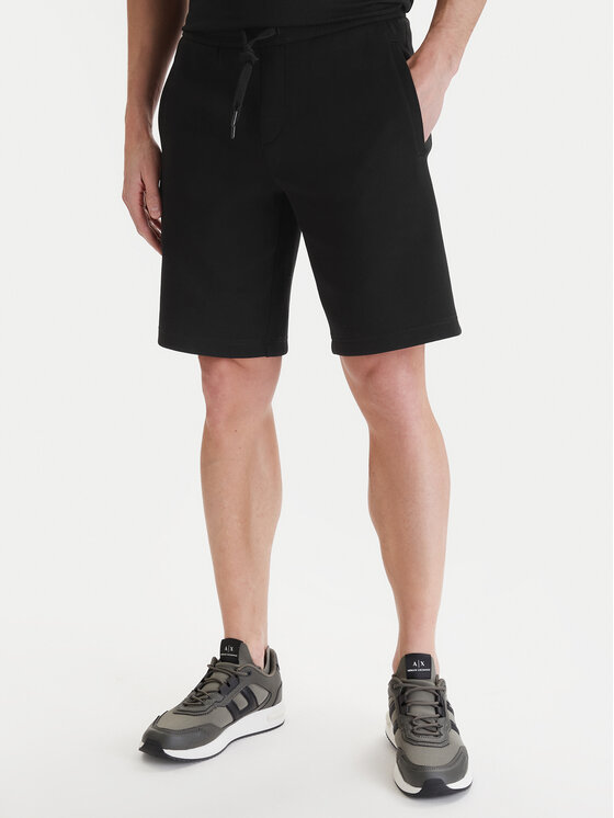 Armani Exchange Armani Exchange Športne kratke hlače XM000372 AF10818 UC001 Črna Regular Fit