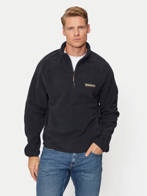 Napapijri Napapijri Felpa di pile NP0A4HZO Nero Regular Fit