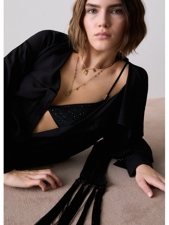 Liu Jo Liu Jo Camicia CF6208T257822222 Nero Regular Fit
