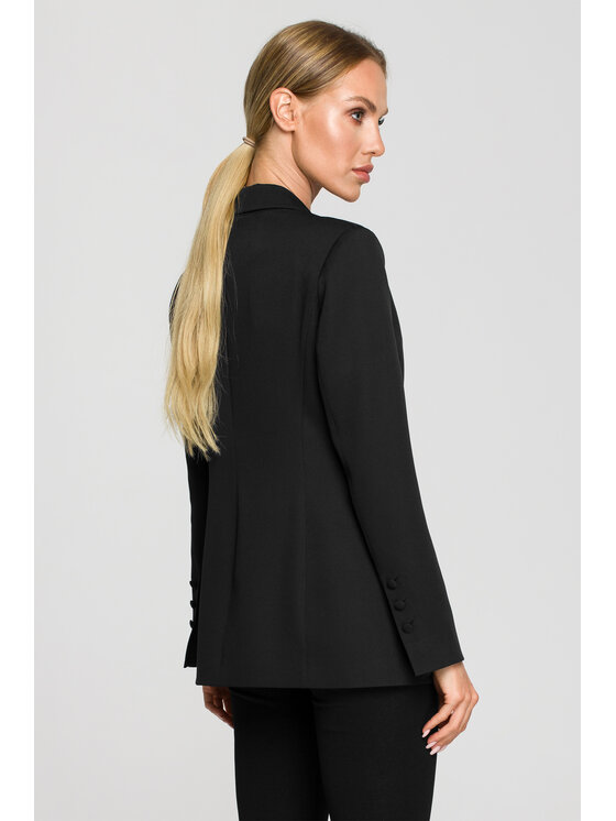 Made of Emotion Made of Emotion Sako M701 Čierna Casual Fit