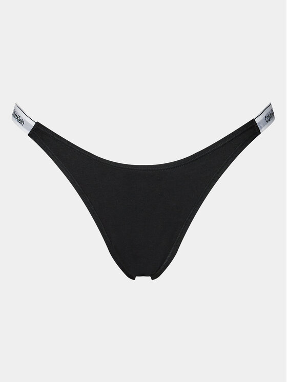 Calvin Klein Underwear Calvin Klein Underwear Stringové nohavičky 000QD5157E Čierna
