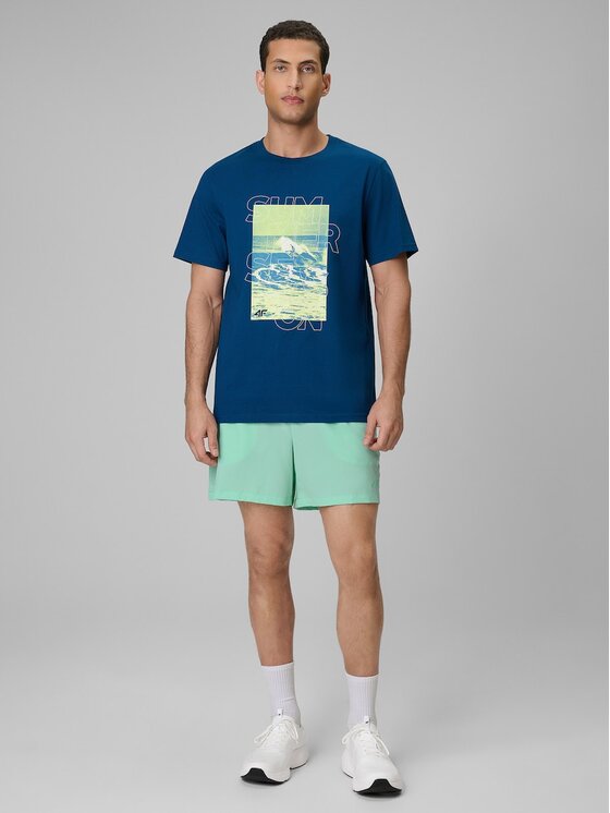 4F 4F Pantaloncini da bagno 4FRSS26UBDSM229-47S Verde Board Fit