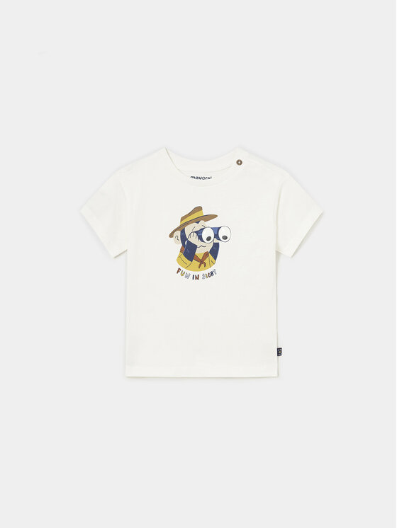 Mayoral Mayoral T-särk 1018 Ekrüüvärv Regular Fit