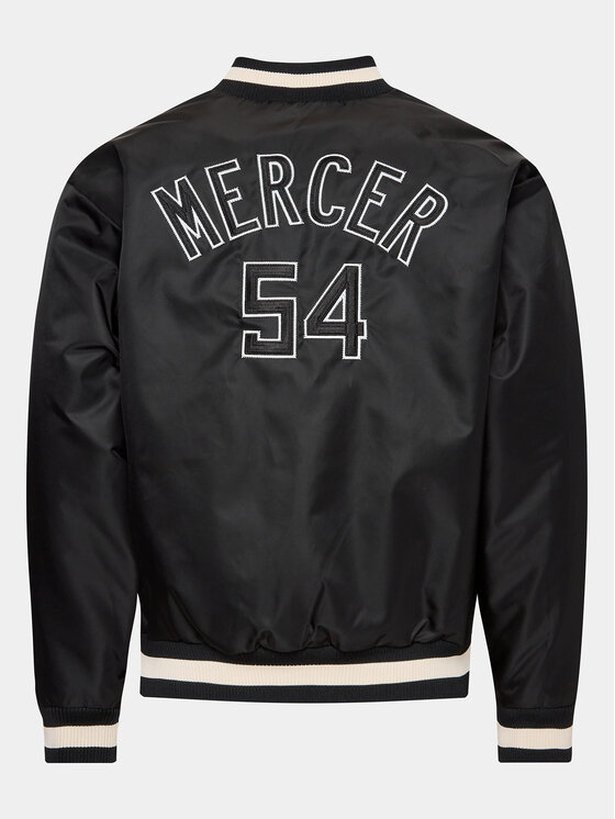 Mercer Amsterdam Mercer Amsterdam Μπόμπερ μπουφάν Unisex Re-Varsity MEAP231010 Μαύρο Regular Fit