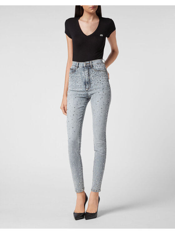 PHILIPP PLEIN PHILIPP PLEIN Jeansy 3845 Niebieski Slim Fit