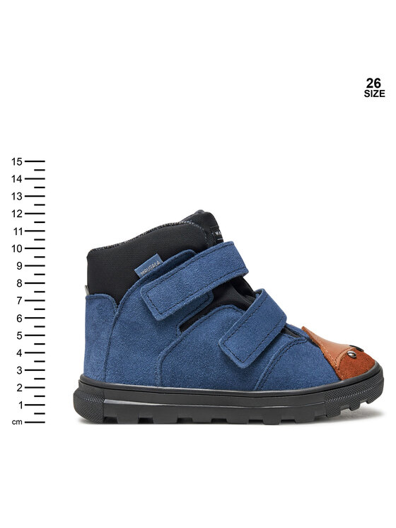 Mrugała Mrugała Kotníková obuv Andy 6280/4-63 Tmavomodrá