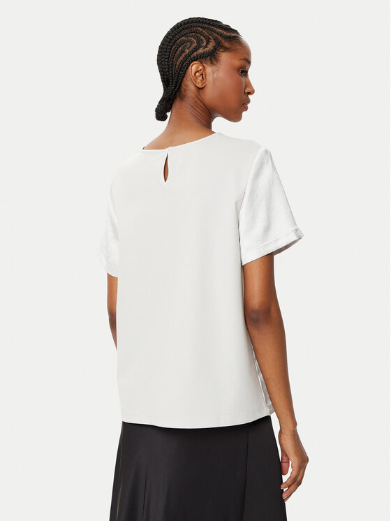 Weekend Max Mara Weekend Max Mara Marškinėliai Amburgo 2515941051 Écru Regular Fit
