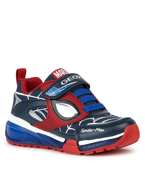Geox Geox Sneakersy SPIDER-MAN J Bayonyc Boy J36FED 0FUCE C0833 DD Granatowy