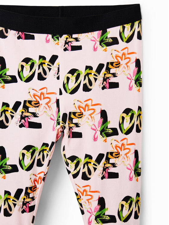 Desigual Desigual Leggings 23SGKK03 Ružičasta Slim Fit